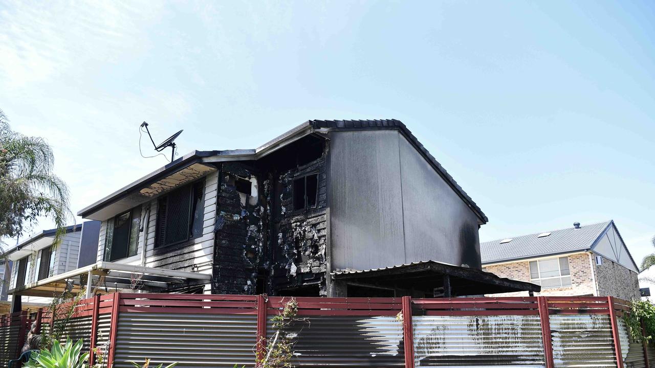 A Sunshine Coast man has detailed the horror night he thought he lost his wife and three-month-old baby in a blazing house fire, as the family tries to piece their life back together following the devastation. Picture: Patrick Woods.