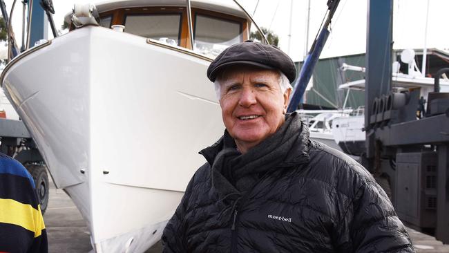 A well-known boat lover, Westacott was a regular out on Sydney Harbour. Picture: Robert Heazlewood