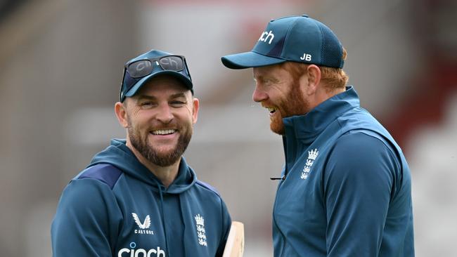 Brendon McCullum suggested England wouldn’t have a post-series drink with Australia following the Bairstow stumping saga.