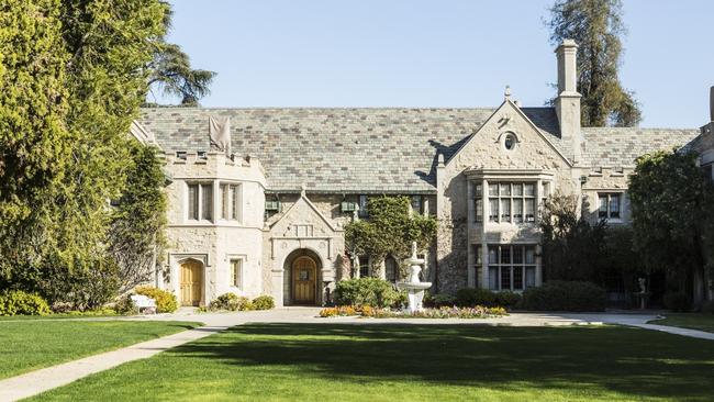 The infamous Playboy Mansion in Holmby Hills, near Beverly Hills, in Los Angeles. Picture: Lisa Corson/Wall Street Journal