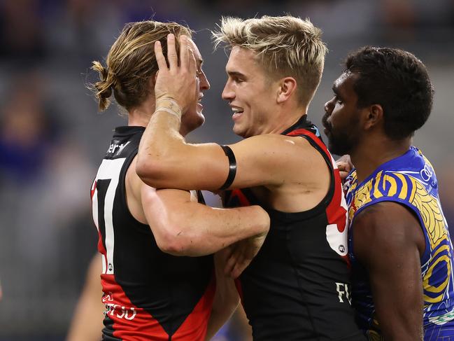 Bombers players avoided quarantine on landing in WA. Picture: Getty Images