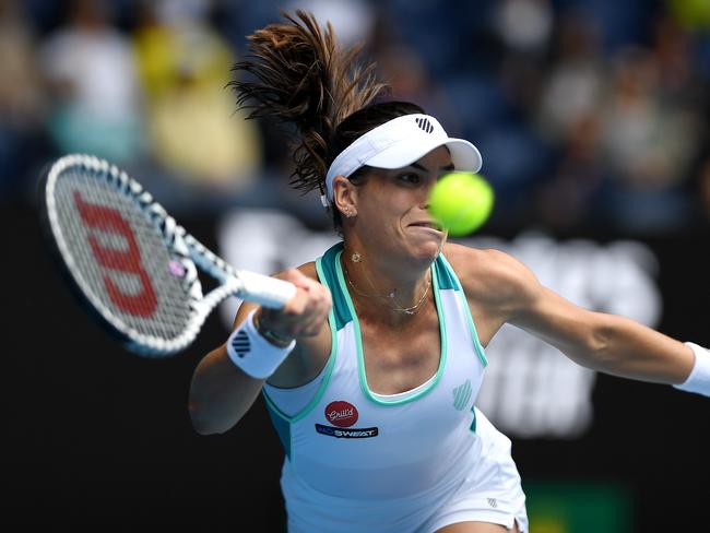 Australia’s Ajla Tomljanovic at last year’s Australian Open. Picture: Lukas Coch/AAP
