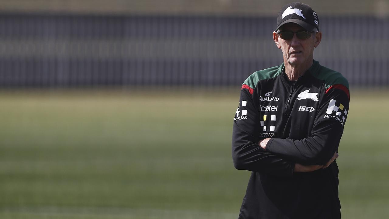 Wayne Bennett’s contract as coach of the Rabbitohs expires at the end of 2021. Picture: Ryan Pierse/Getty Images