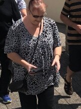 Ms Pryor leaving Toronto court on Tuesday. Pic Amy Ziniak