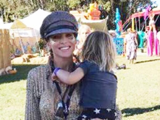 Instagram image of Elsa Pataky at Splendour in the Grass today.