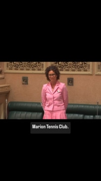 Sarah Andrews MP has spoken out about the Marion Tennis Club