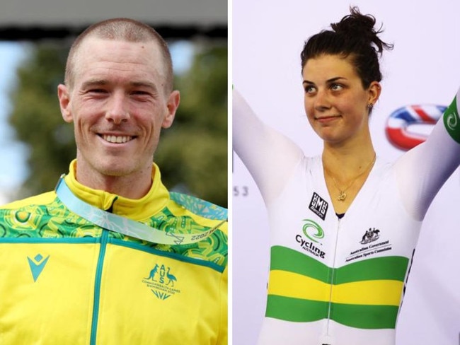 Rohan Dennis and Melissa Hoskins.