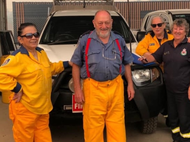 Joanne Gaffey pictured on duty with the RFS Gosford Catering Unit