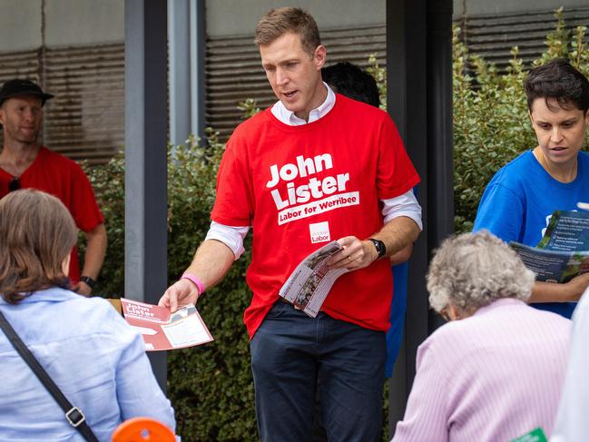 MELBOURNE, FEBRUARY 7, 2025: A polling booth in the Werribee District by-election. Picture: Mark Stewart