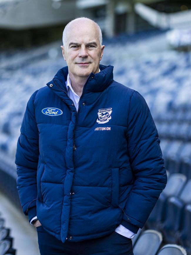 Geelong Cats President Craig Drummond. Picture: Aaron Francis/The Australian