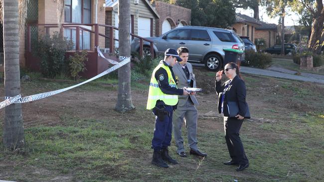 The scene on St Clair Avenue the morning after Rita Camilleri died inside her home in July 2019. Picture: David Swift.