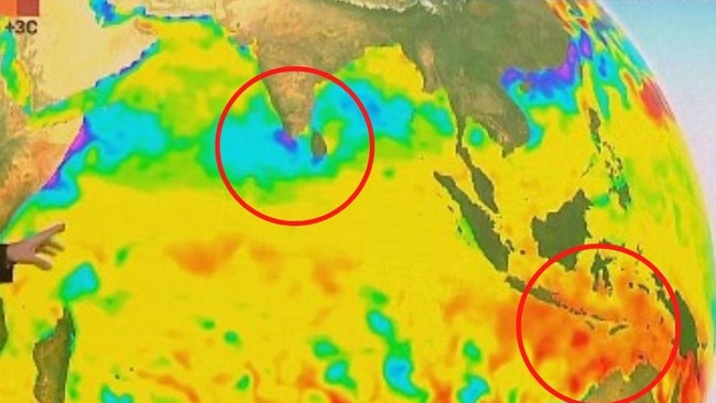 The two climate drivers which are likely to cause more wet weather for Queensland. Picture: Supplied