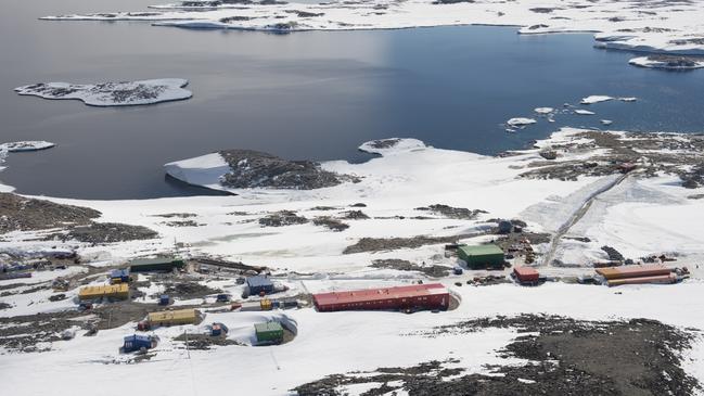 Australia’s Casey research station in Antarctica. Picture: Chris Crerar