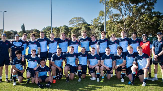 NSW Waratahs Under 18 team last year after their games against the Melbourne Rebels in Sydney.