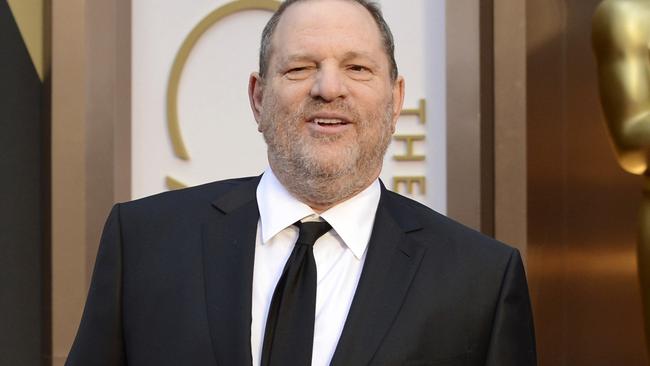 Harvey Weinstein arrives at the Oscars in Los Angeles in 2014.