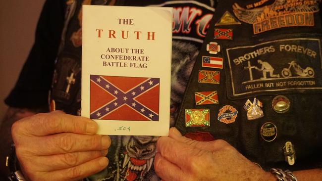 Marcus Eccles-Smith was sent a copy of The Truth by Reverend John Weaver from the US. Picture: Jessica Ball