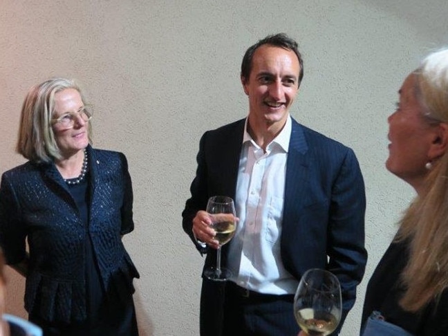 Lucy Turnbull with Australian Ambassador Dave Sharma