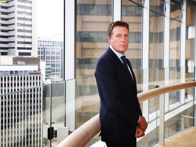 31/1/18: Attorney-General Christian Porter at his Commonwealth Parliamentary Offices in Sydney. John Feder/The Australian.
