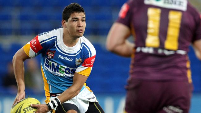 Gold Coast Titans vs Brisbane Broncos in Toyota Cup U20s at Skilled Park, Robina : Cody Walker.