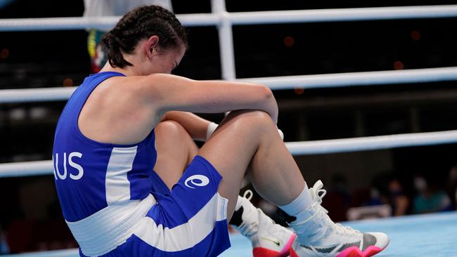 Skye Nicolson was heartbroken after losing her quarter-final fight.