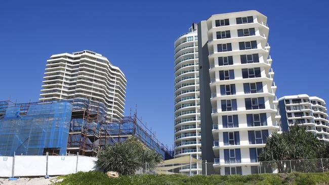 The beachfront Hibiscus tower at 3555 Main Beach. Picture: Tertius Pickard