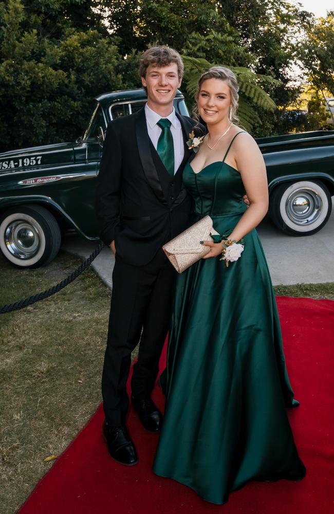 Nick and Olivia at the Glasshouse Christian College formal. Picture: Jordan Bull of JBull Photography