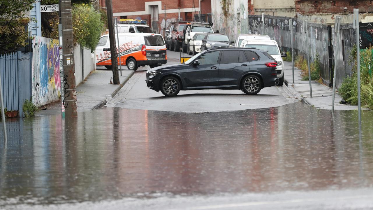 Melbourne’s inner-city roads have copped a battering. Picture: David Caird