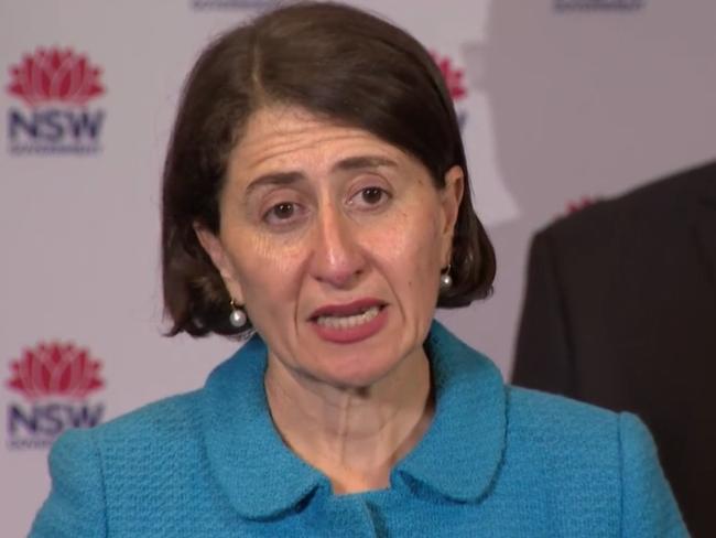 NSW Premier Gladys Berejiklian on Thursday.