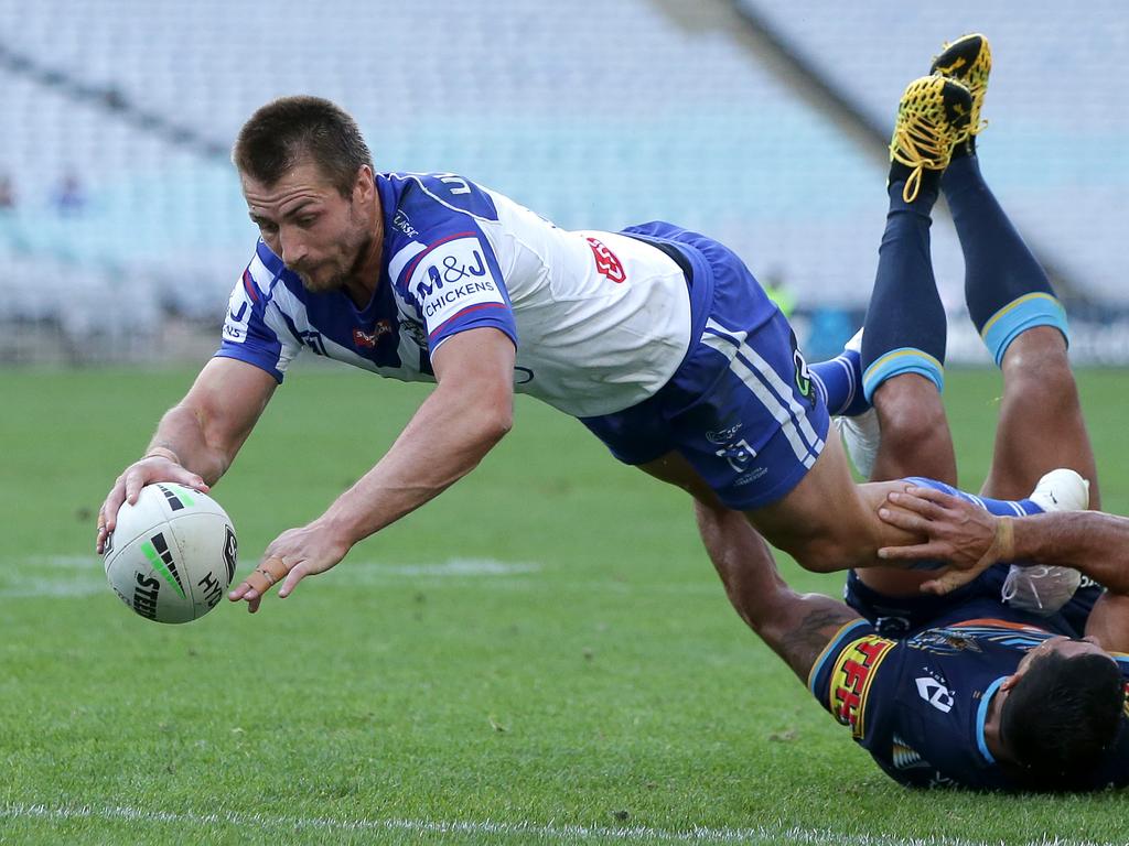 Kieran Foran of the Canterbury Bulldogs.