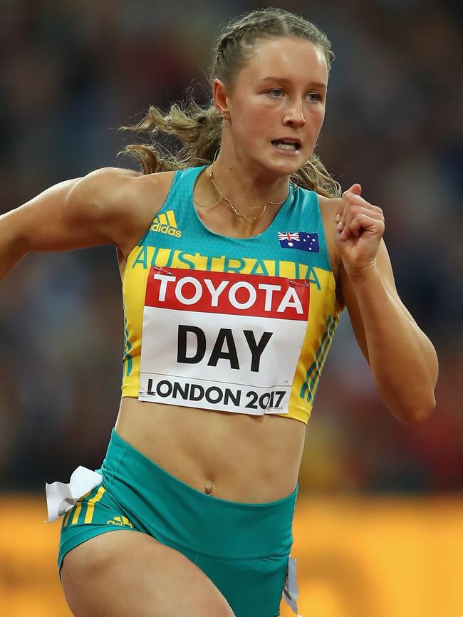 Schoolgirl Riley Day failed to progress past the heats of the 200m. Photo: Getty Images