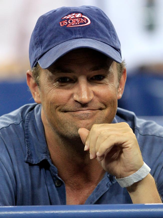 Matthew Perry at the US Open. (Photo by Chris Trotman/Getty Images)