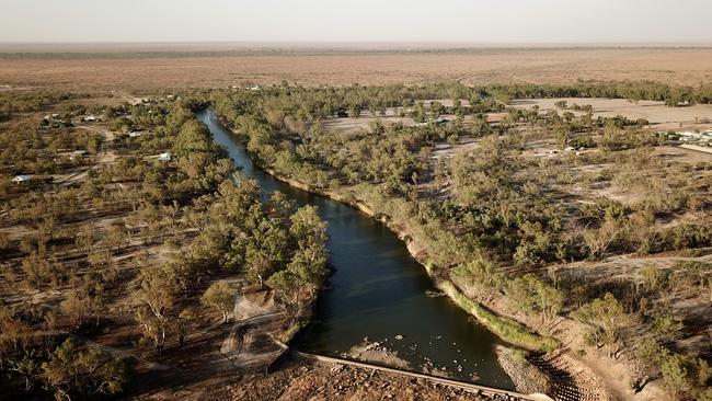 The iconic Barwon River at Brewarrina. Picture: Toby Zerna