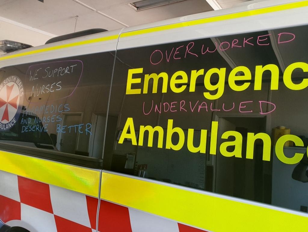 Representatives are calling for an extra 1500 paramedics on the road. Source: Australian Paramedics Association NSW