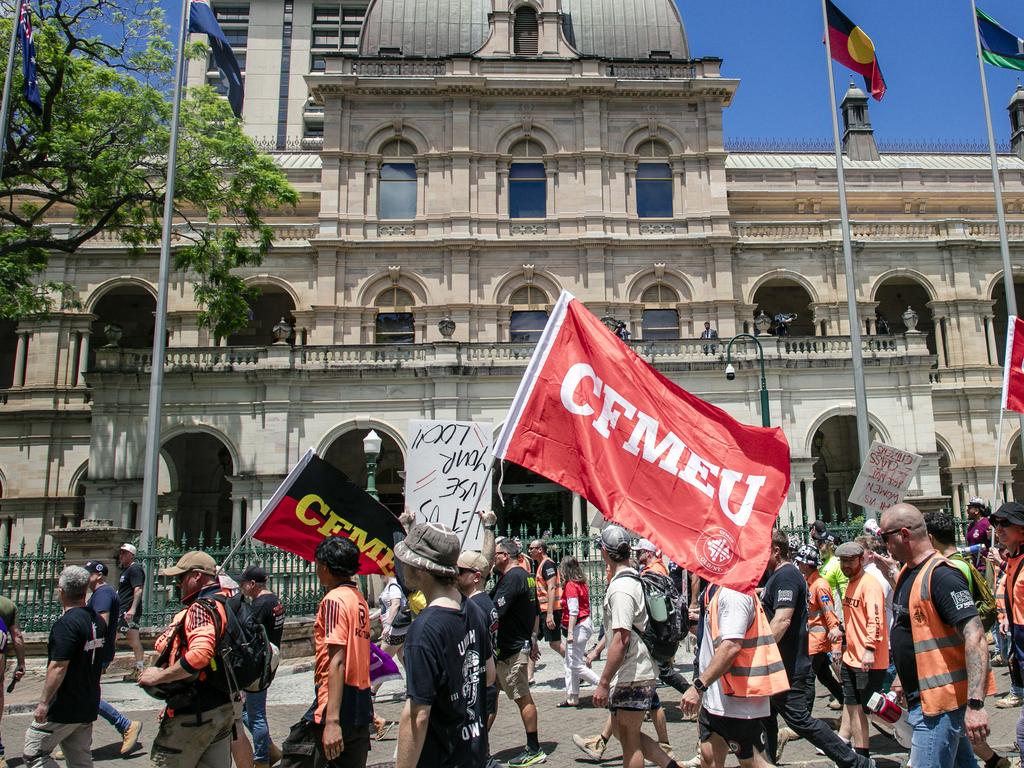 CFMEU members are dealing with increasing intimidation on worksites.