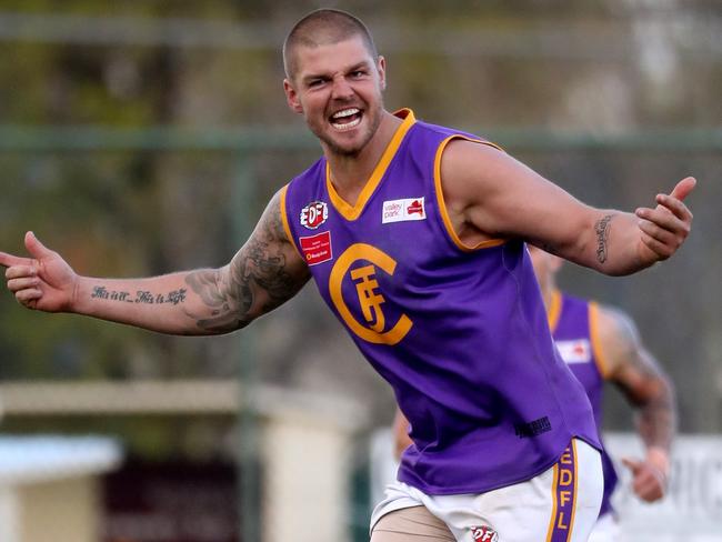 Cameron Cloke has 20 goals from three games in 2019. Picture: Mark Dadswell