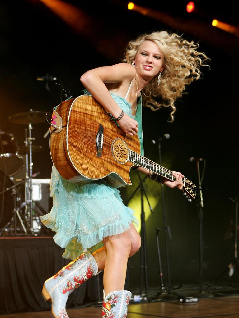 Taylor Swift (pictured in 2007) broke out as a country artist in the early 2000s. Picture: Ethan Miller/Getty Images