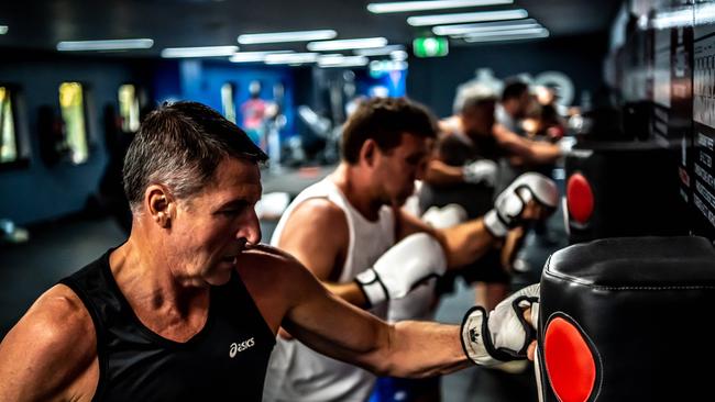 Participants training at the Rats Shed. Picture: Monique Harmer.