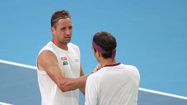 American Tennys Sandgren, who lost an epic match to Roger Federer last January, sparked a COVID-19 scare prior his flight to Melbourne. Picture: Michael Klein