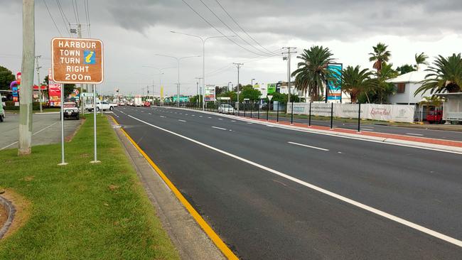 A view of the newly upgraded Harbour Town intersection.