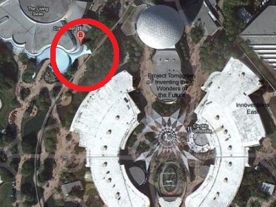 Disneyland secrets from the sky