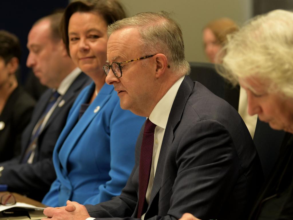 Prime Minister Anthony Albanese urged Australians to follow official advice and as hundreds of ADF personnel were deployed to assist. Picture: NCA NewsWire/Sharon Smith