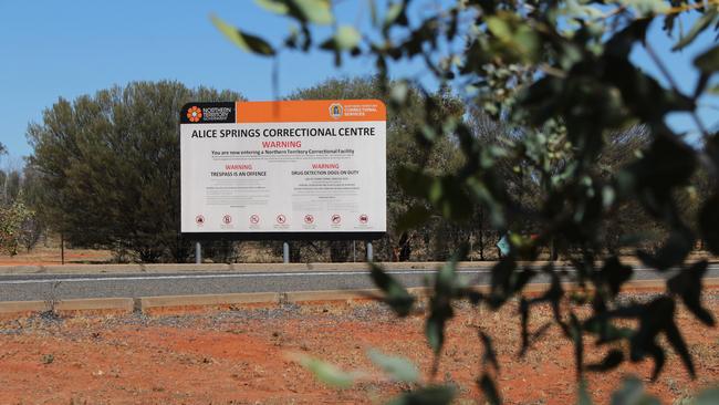 Alice Springs Correctional Centre. Picture: Jason Walls