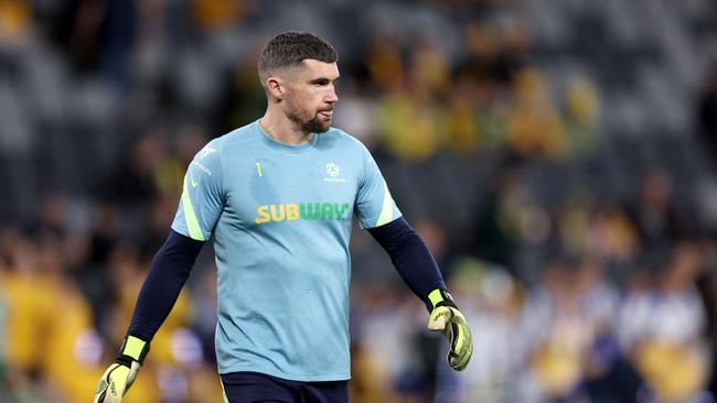 Socceroos captain Mathew Ryan has made his Roma debut. Picture: Matt King/Getty Images