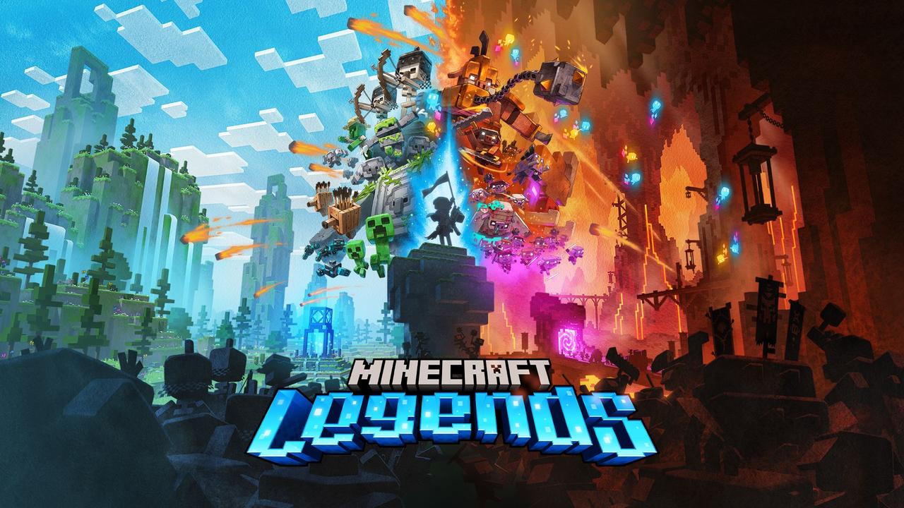 Minecraft Legends is a new spin-off game set in the world of Minecraft. Picture: Microsoft