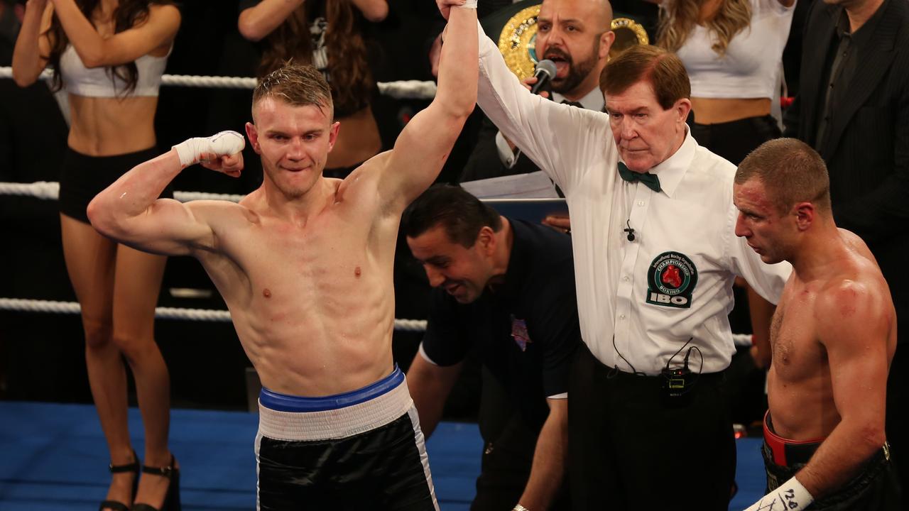 Melbourne boxer Zac Dunn claims vacant IBO super-middleweight world ...