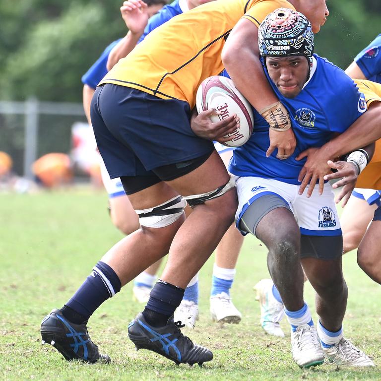 Roldan Waike. Qld Country U16s v SEQ Barbarians Thursday September 19, 2024. Picture, John Gass