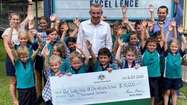 ANNOUNCEMENT: Our Lady Help of Christians Primary School have received funding to install new outdoor play and learning spaces for students. Photo: Kevin Hogan