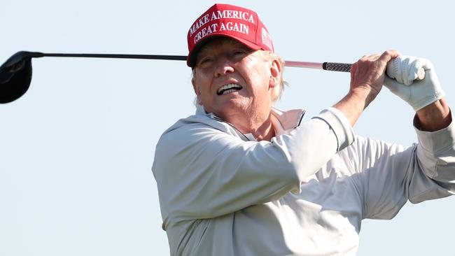 President-elect Donald Trump is keen to help with golf reunification Picture: Getty Images