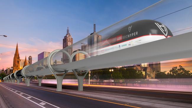 The scientists claim that their new train will rival the new Hyperloop system being built by the billionaire Elon Musk.