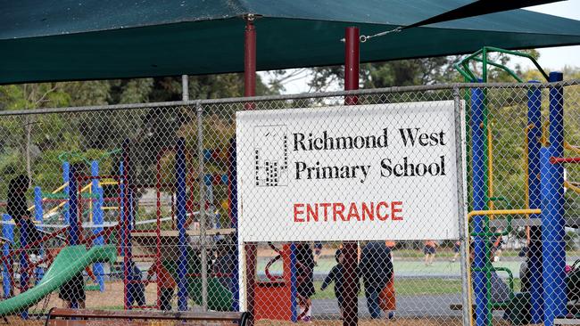 Richmond West Primary School is next to the medically-supervised injection centre. Picture: Nicole Garmston